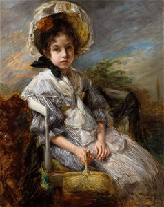 Jacques-emile blanche pouponne zelinska au panier 060748)
