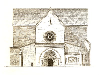 Jahrbuch MZK Band 03 - Kirche Porta Coelis - Fig 10 Portal der Westseite