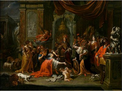 Jacques Ignatius de Roore - The City of Antwerp pay tribute to the Austrian dynasty