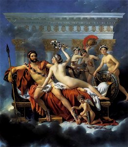 Jacques-Louis David Aphrodite Ares Graces