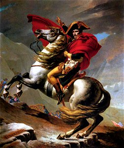 Jacques-Louis David - Napoleon Crossing the Alps - Kunsthistorisches Museum