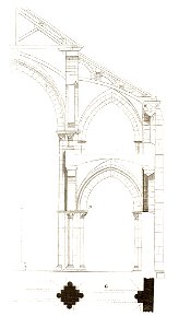Jahrbuch MZK Band 03 - Gewölbesystem - Fig 34 Vorhalle der Kirche zu Vezelay