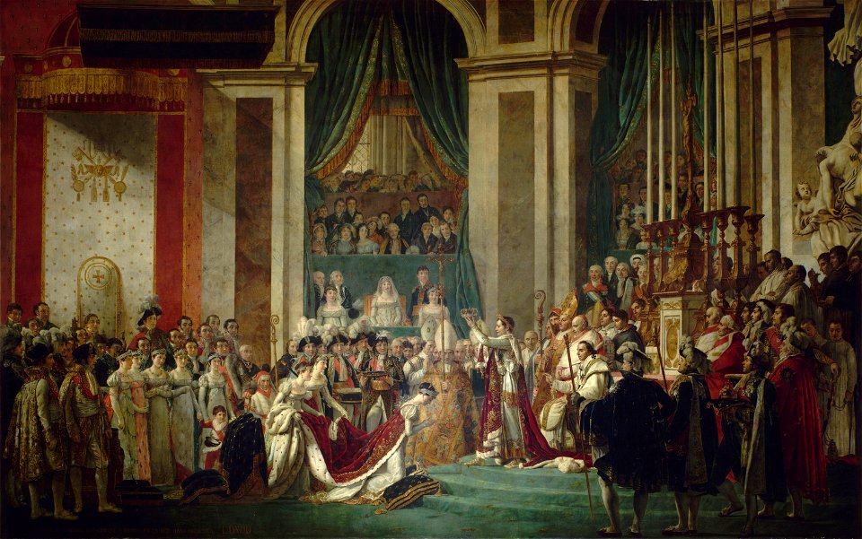 Jacques Louis David - Le couronnement de l'Empereur et de l'Impératrice, 2 décembre 1804 - Google Art Project