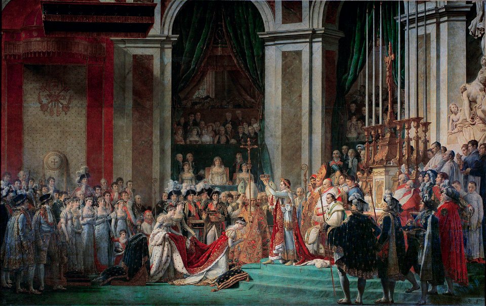 Jacques-Louis David - The Coronation of Napoleon (1805-1807)FXD