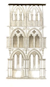Jahrbuch MZK Band 03 - Gewölbesystem - Fig 64 Joch aus dem Chor der Kathedrale von Ely