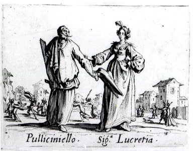 Jacques, Callot, Balli di Sfessania.(3) c. 1622. Engraving. Private Collection.