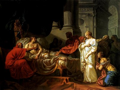Jacques-Louis David - Antiochus and Stratonica - WGA06042. Free illustration for personal and commercial use.