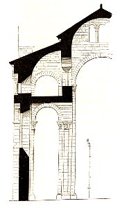 Jahrbuch MZK Band 03 - Gewölbesystem - Fig 30 Notre Dame de Clermont - Querdurchschnitt