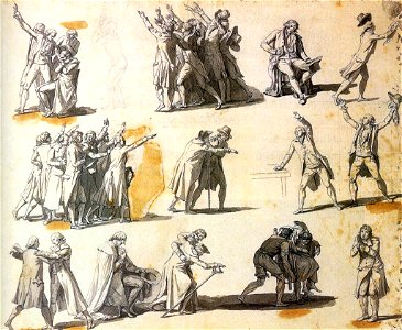 Jacques-Louis David - Deputies swearing oaths - WGA06112