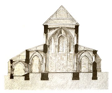 Jahrbuch MZK Band 03 - Kirche Porta Coelis - Fig 02 Querschnitt