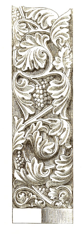Jahrbuch MZK Band 03 - Kirche Porta Coelis - Fig 14 Portal Nischenfeld Ornament