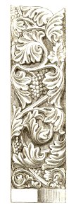 Jahrbuch MZK Band 03 - Kirche Porta Coelis - Fig 14 Portal Nischenfeld Ornament
