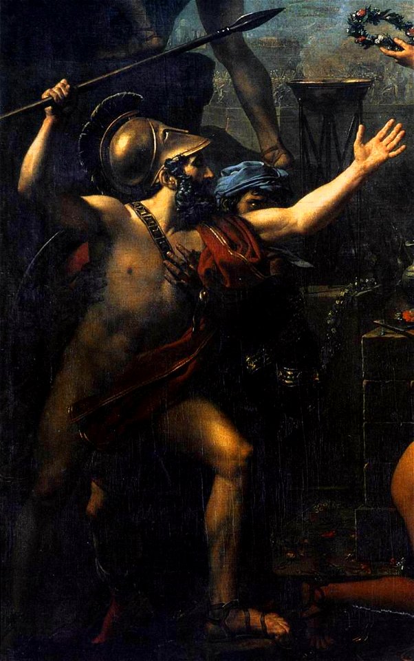 Jacques-Louis David 004 Thermopylae detail