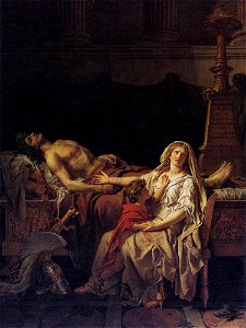 Jacques-Louis David - Andromache Mourning Hector - WGA6050