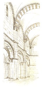 Jahrbuch MZK Band 03 - Gewölbesystem - Fig 33 Langhaus zu Vézelay
