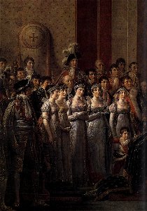 Jacques-Louis David - Consecration of the Emperor Napoleon I (detail) - WGA6090. Free illustration for personal and commercial use.