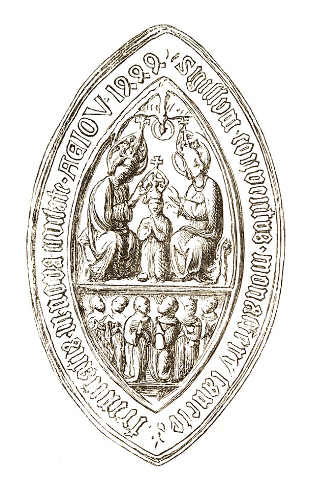 Jahrbuch MZK Band 03 - mittelalterliche Siegel Fig 18 Cisterzienserstift Wiener Neustadt