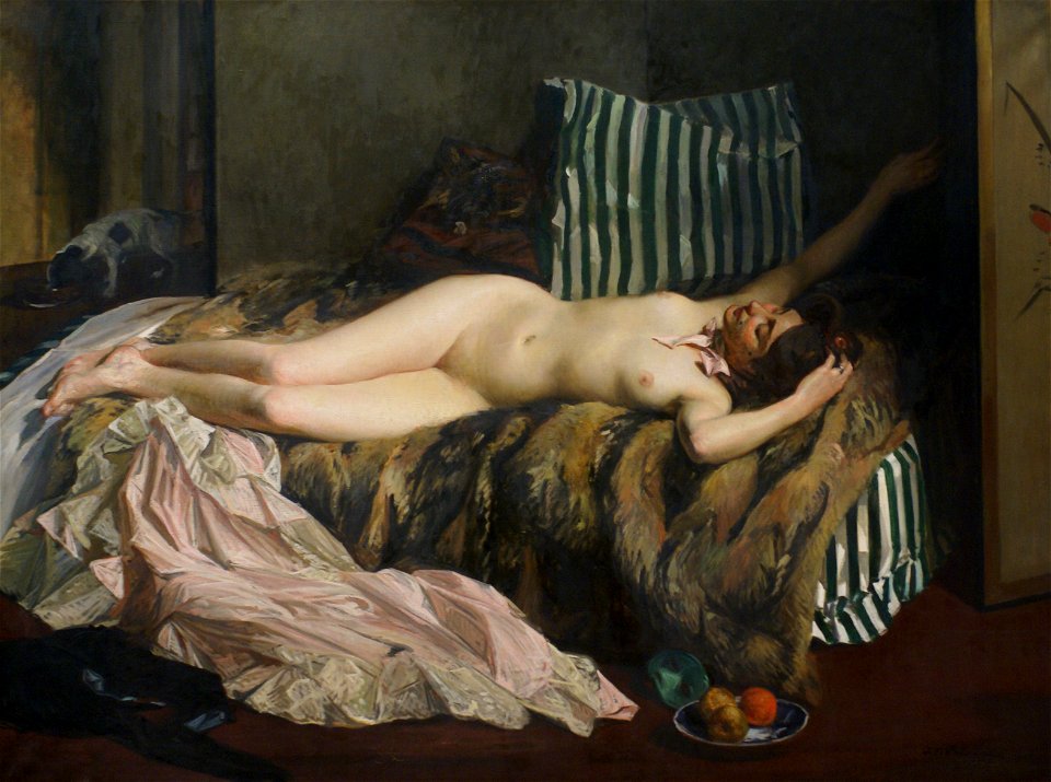 Jacques-Émile Blanche - Junges Mädchen nach dem Maskenball