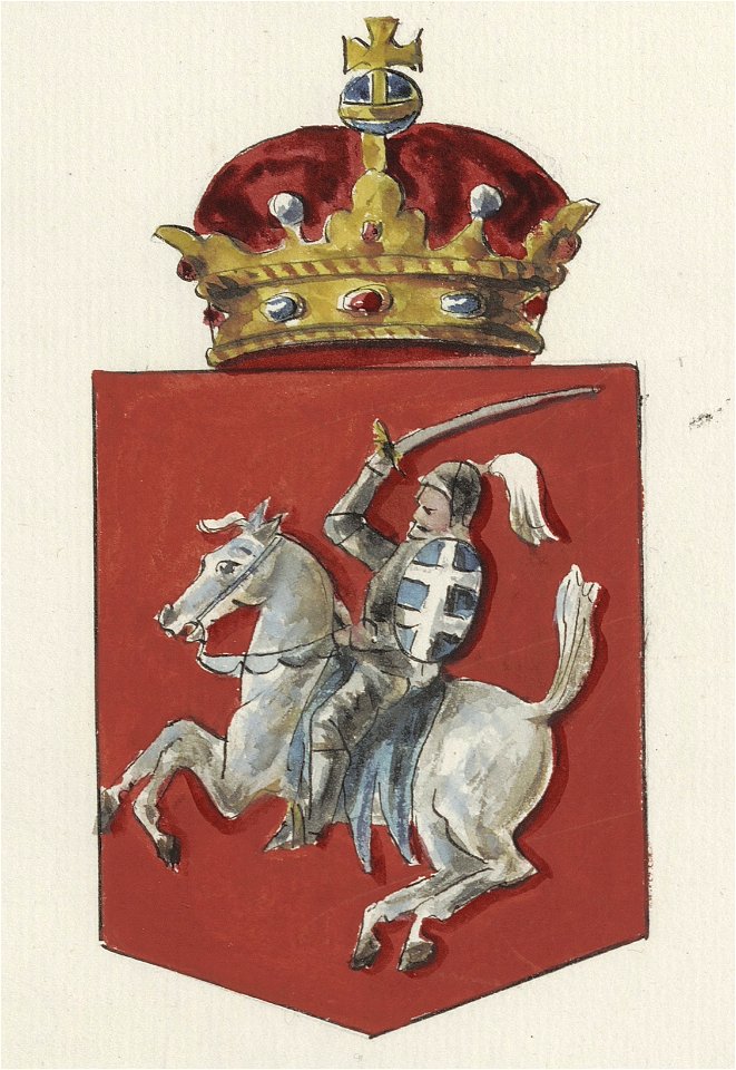 Jagajłavičy, Pahonia. Ягайлавічы, Пагоня (B. Starzyński, 1875-1900)