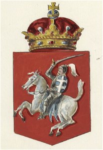 Jagajłavičy, Pahonia. Ягайлавічы, Пагоня (B. Starzyński, 1875-1900)