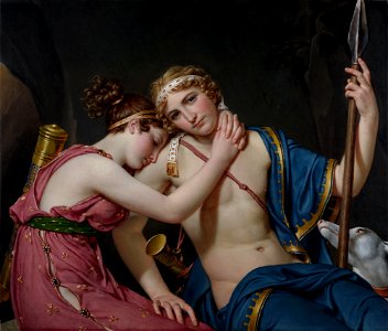 Jacques-Louis David - The Farewell of Telemachus and Eucharis - Google Art ProjectFXD