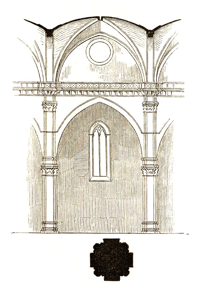 Jahrbuch MZK Band 03 - Gewölbesystem - Fig 67 Joch aus dem Dome zu Florenz