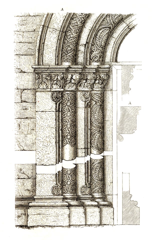 Jahrbuch MZK Band 03 - Kirchliche Baukunst in Siebenbürgen - Fig 11 Dom von Karlsburg südliches Portal