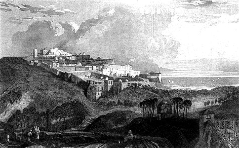 Jaffa, Illustration for La Terre-Sainte et les lieux illustrés par les apôtres, by Adrien Egron, 1837