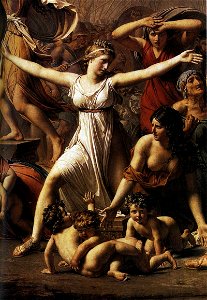 Jacques-Louis David - The Intervention of the Sabine Women (detail) - WGA6080