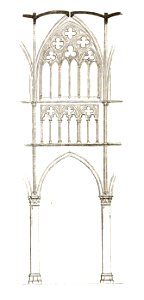Jahrbuch MZK Band 03 - Gewölbesystem - Fig 61 Joch aus dem Langhause der Kirche St. Martin zu Ypern
