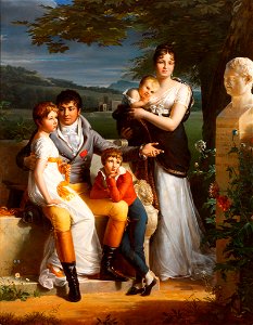 Jacques-Luc Barbier-Walbonne - Portrait of Antoine-Georges-François de Chabaud-Latour and His Family - 2003.105 - Rhode Island School of Design Museum