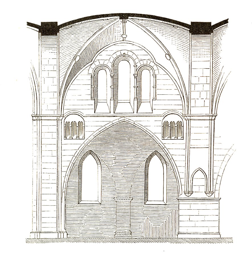 Jahrbuch MZK Band 03 - Gewölbesystem - Fig 44 Dom zu Münster - Ansicht eines Joches