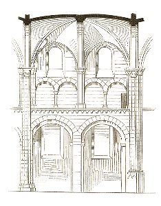 Jahrbuch MZK Band 03 - Gewölbesystem - Fig 46 Joch aus der Apostelkirche zu Cöln