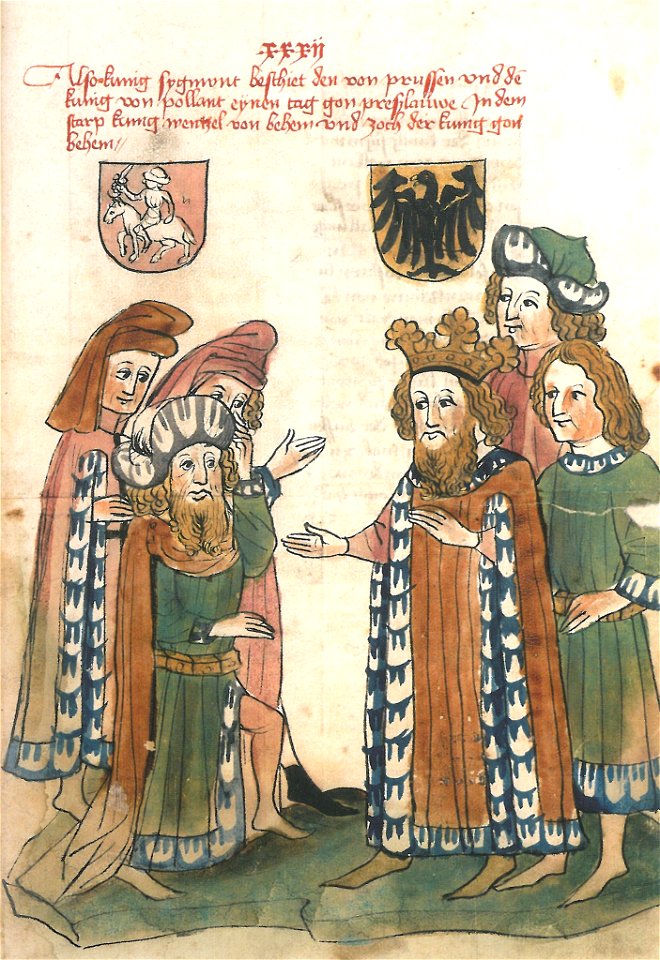 Jagajła, Pahonia. Ягайла, Пагоня (1443)