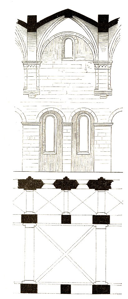 Jahrbuch MZK Band 03 - Gewölbesystem - Fig 29 Joche aus dem Langhaus der Kirche Heiligenkreuz