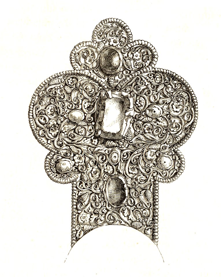 Jahrbuch MZK Band 03 - Metropolitankirche Gran - Fig 07 Altarkreuz Detail Vorderseite