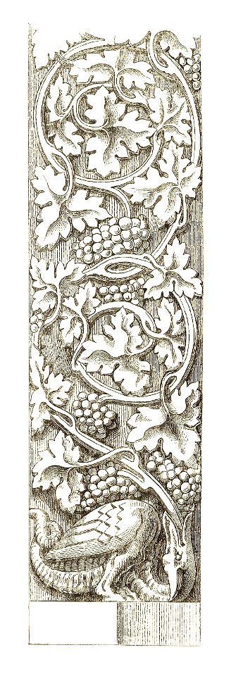Jahrbuch MZK Band 03 - Kirche Porta Coelis - Fig 15 Portal Nischenfeld Ornament