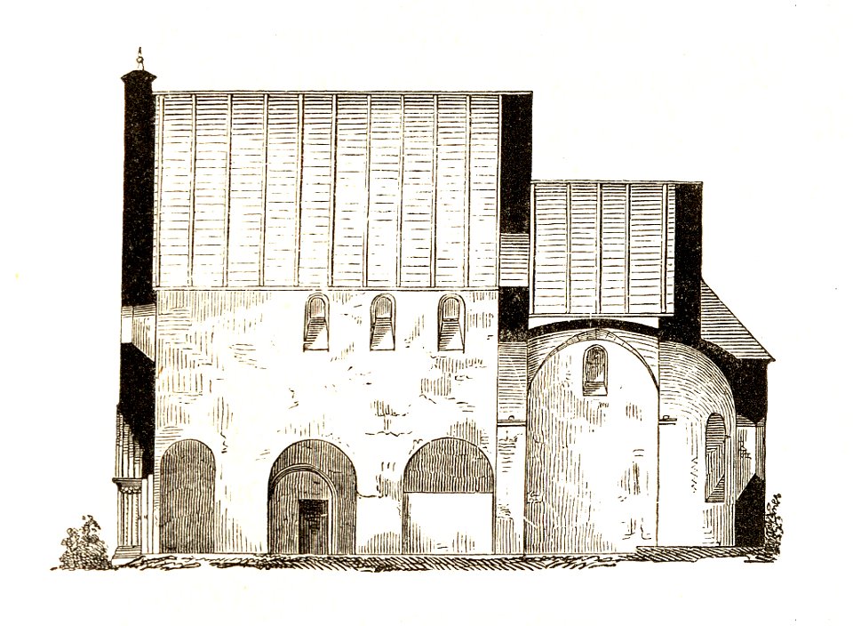 Jahrbuch MZK Band 03 - Kirchliche Baukunst in Siebenbürgen - Fig 16 Burgkirche von Michelsberg Rundbogenportal