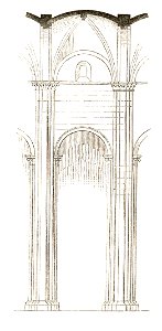 Jahrbuch MZK Band 03 - Gewölbesystem - Fig 68 Joch aus dem Dome zu Trient