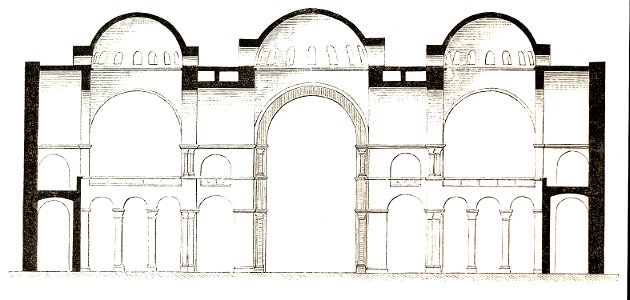 Jahrbuch MZK Band 03 - Gewölbesystem - Fig 12 Querschnitt Marcuskirche Venedig