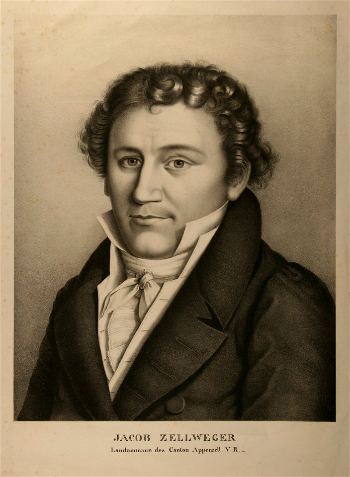 Jakob Zellweger (-Zuberbühler) Portrait