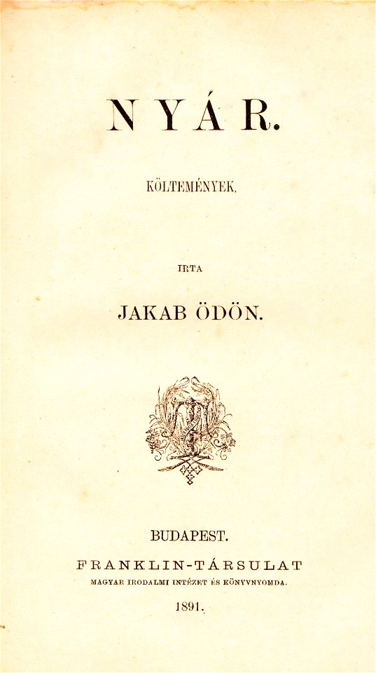 Jakab Ödön Nyár