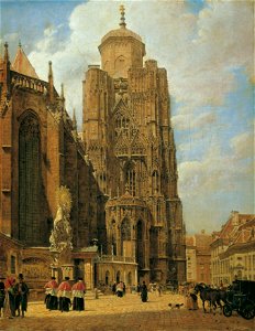 Jakob Alt - Der Stephansdom in Wien - 2080 - Österreichische Galerie Belvedere