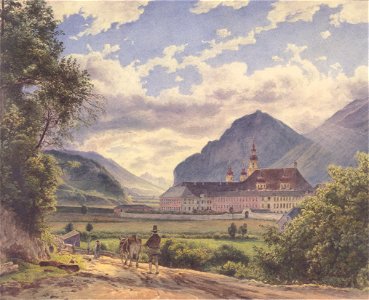 Jakob Alt - Stift Wilten bei Innsbruck - 1844