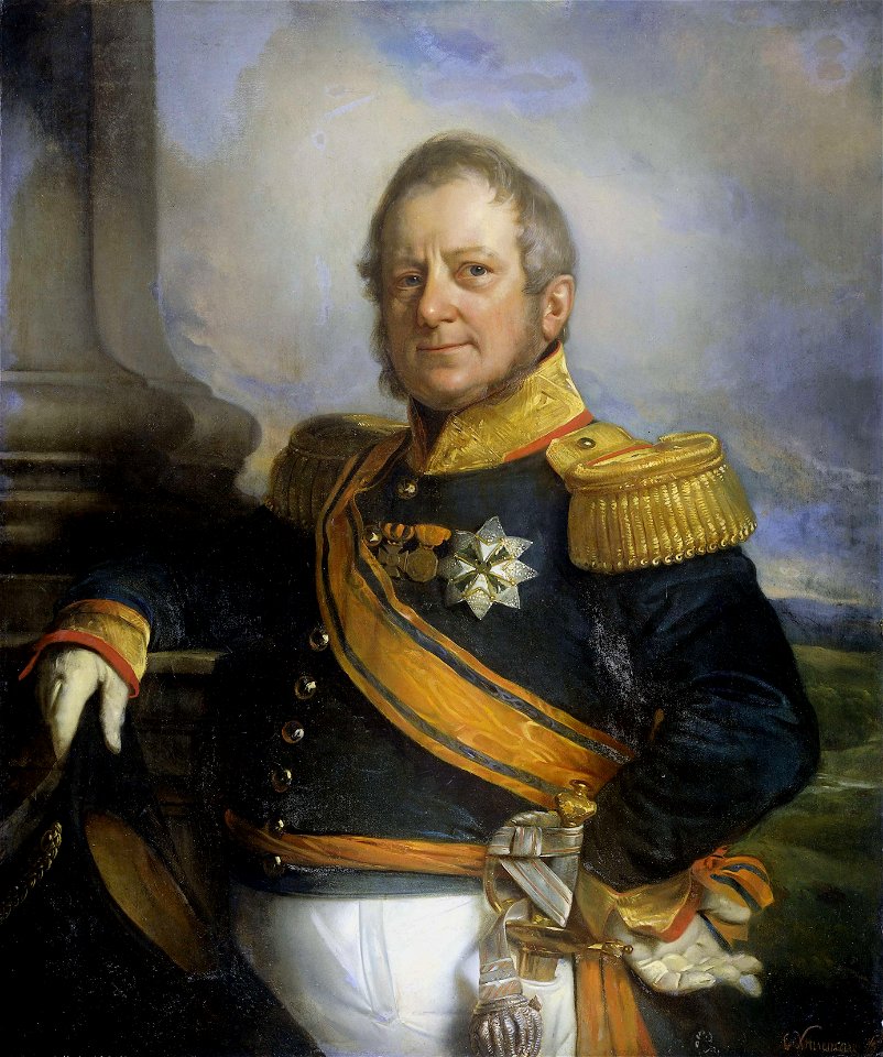 Hendrik Merkus Baron de Kock by Cornelis Kruseman