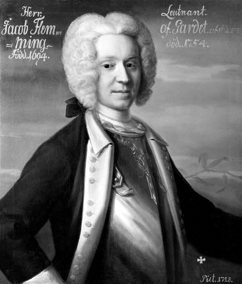 Jakob Fleming, 1695-1754 (Lorens Pasch d.ä.) - Nationalmuseum - 15028