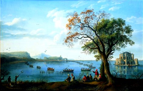 Jakob Philipp Hackert - Caccia sul Fusaro