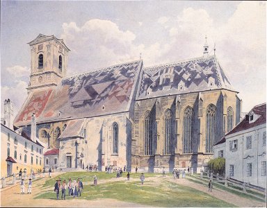 Jakob Alt - Die Domkirche in Pressburg - 1842