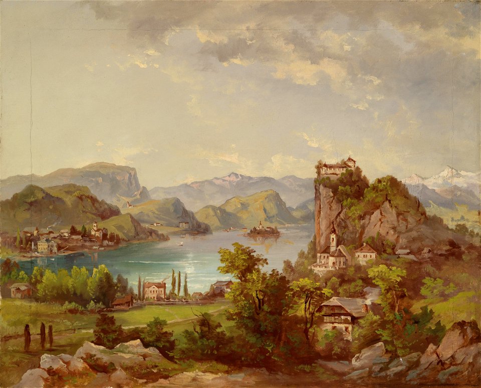 Jakob Canciani Blick auf Veldes
