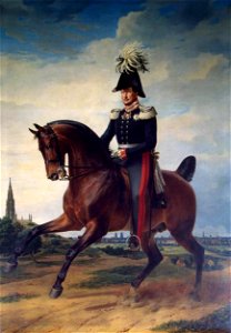 Franz Krüger - Equestrian Portrait of Frederick William III - WGA12294